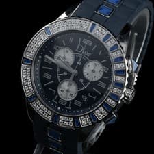 Christian Dior Christal CD11431IR001 Blue Diamond 38mm Quartz Ladies Watch
