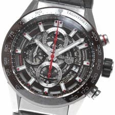 TAG HEUER CAR201U 0 Carrera Cal. Heuer 01 Chronograph Automatic Men s 863894 Use