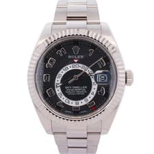 Rolex Sky-Dweller 42mm Black Dial Watch Ref# 326939