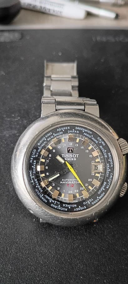Tissot T12 Navigator 24 hour world time
