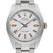 ROLEX Milgauss 116400 white Random Number second hand mens