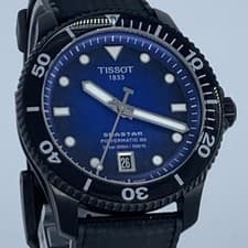 Tissot 1853 Seamaster 1000 Automatic Watch PowerMatic Men Used Authentic