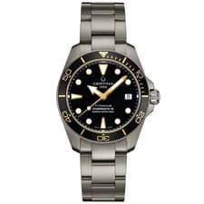 CertinaDSAction Diver 38mm Powermatic 80 Black DialMen's Watch C0488074405100