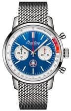 Breitling Top Time B01 Shelby Cobra Blue Dial Steel Men's Watch AB01763A1C1A1