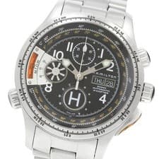 HAMILTON H766160/H76616133 Khaki Xcopter Day-Date Chronograph Men's Watch G0418