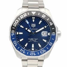 TAG HEUER Aquaracer Caliber 7 GMT Watch TAG HEUER Stainless Steel WAY201T Automa