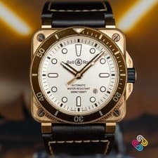 Bell & Ross BR 03-92 Diver White Bronze Limited Edition 42mm BR0392-D-WH-BR/SCA