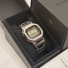 G-SHOCK GMW B5000D 1CJF Full Metal Watch Bluetooth Solar Authentic Silver