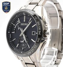 [NEAR MINT] SEIKO BRIGHTZ 8B63-0AA0 Titanium Radio Solar World Time Men's Watch