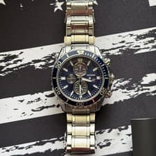 Citizen Promaster Eco-Drive Mens Watch Divers 200m Blue Dial B612-S123887 w/ Box