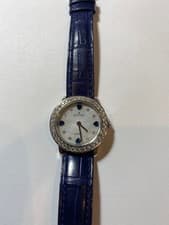 Ladies Blancpain watch, Diamond bezel and MOP diamond and  sapphire dial.