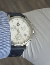 BMW Sport Swiss Watch Chronograph Rare In Very Good Condition Works Well