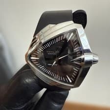 HAMILTON Ventura H246551 Black Automatic Men's Watch 46mm From JP