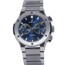 HUBLOT Classic fusion 45mm TI Blue Dial 520.NX.7170.NX