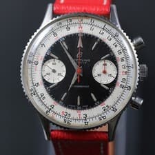 Beautiful Breilting Chronomat 808 panda dial with Venus caliber 175 from 1966