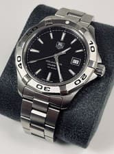 Tag Heuer Aquaracer Calibre 5 Automatic Mens Diver  Watch WAP2010 NICE!
