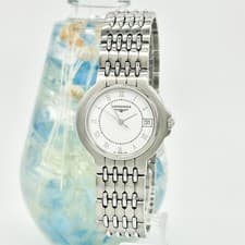 Longines Vintage Quartz Watch 25616917 Silver 21cm Wrist 4.0cm Case 3.5cm