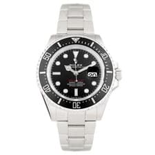 Rolex Sea-Dweller Stainless Steel Black Dial 43mm 126600 Full Set