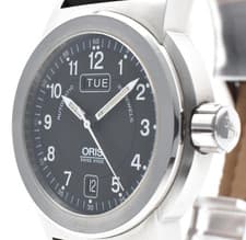 [NEAR MINT]  ORIS Big Crown 7500 40mm Black Dial Day Date Automatic Men's Watch