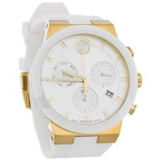Movado Bold Fusion Men's Gold PVD Stainless Chronograph Quartz Watch 3600893
