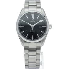 Used Warranty Omega Seamaster Aqua Terra Quartz 2517.50 Watch Black
