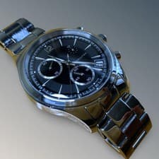 Hamilton Jazzmaster H185120 Black Dial Quartz Men's Watch Used Working #66