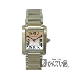 CARTIER Tank Française SM W51028Q3 Pink Shell Dial Stainless Steel