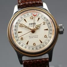 [EXC+5] ORIS Big Crown Pointer Date 7400C Cal. 584 Gold 32mm AT Watch JPN U785