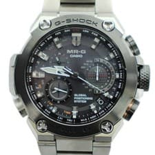CASIO G-Shock MR-G GPS MRG-G1000D-1AJR Watch with Extra Links Working Used JPN