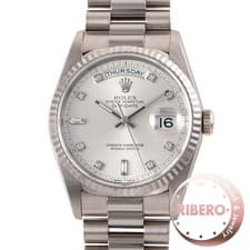 ROLEX Watches S number Day date Tritium 18239A K18WG Free Shipping with Box