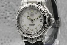 [Near MINT] TAG Heuer SEL WH1211-K1 34mm White Dial Silver Men Quartz Watch