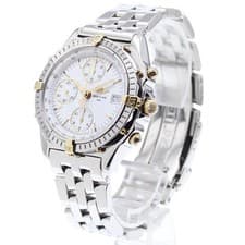 BREITLING CHRONOMAT BICOLOR B13050.1 39mm SS/YG White Dial Automatic #C452