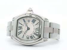 Cartier Roadster Ladies Small Model Silver Dial Stainless Steel W62016V3 2675