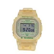 CASIO quartz watch digital rubber WHT BEG DW-5600VT ×HIDDEN NY