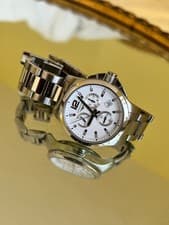 Longines Conquest 36mm L3.379.4 White Dial Quartz