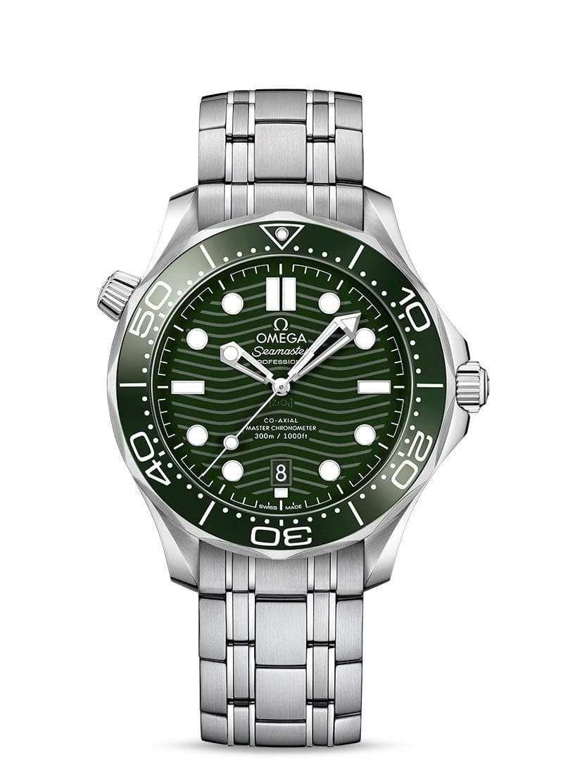 Omega Seamaster 300M GREEN Dial Steel 42mm Automatic Mens 210.30.42.20.10.001