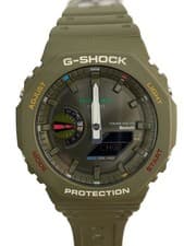 CASIO GA-B2100 Green Solar Analog Digital G-SHOCK Near Mint JAPAN