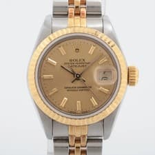 Rolex Lady Datejust 69173 SS×YG SS×YG AT Champagne-Face