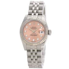 ROLEX DATEJUST 10P Diamond Watches 179174G Stainless Steel/Stainless Steel L...
