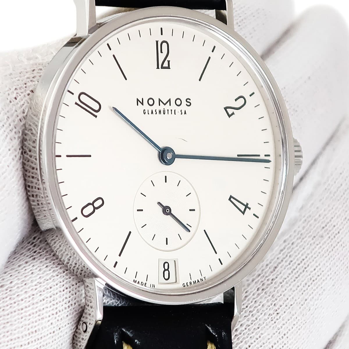 NOMOS Glashütte Tangente Manual Wind Small Seconds Silver Dial Mens Overhauled
