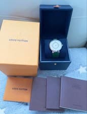 Louis Vuitton Quartz Watch Q1E01 Diamond Dial 39mm