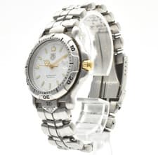 Vintage[EXC+5]Tag Heuer WH1251 Professional 200m White Dial Quarts Men's Watch