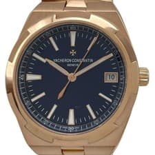 VACHERON CONSTANTIN Overseas 4500V/110R-B705 Blue 18K Pink Gold #OK013