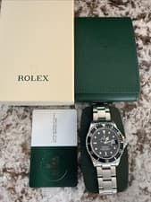 Rolex Submariner Date 40mm Steel Engraved No Holes Auto Watch 16610 *2026 RSC*