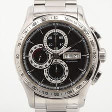 Used Hamilton Jazzmaster H328160 SS AT Black Dial Wrist Watch