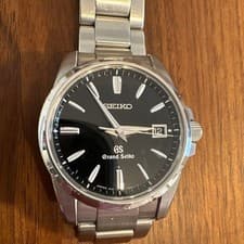 SEIKO Grand Seiko SBGX055/9F62-0AA1 Date black Dial Quartz Men's Watch