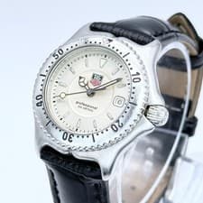 Tag Heuer WI1310 Professional Boys Watch Silver Quartz Date Rare Collectors