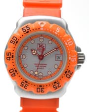 [NEAR MINT] TAG Heuer Formula 1 373.508 Orange Date 28mm Quartz Women's Watch
