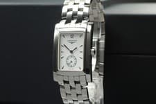[Near MINT w/Box] Longines Dolce Vita L5.655.4 Small Second White Qz Men's Watch