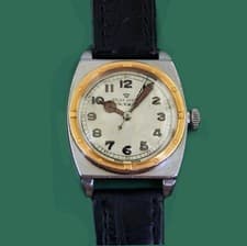 Vintage 1944 ROLEX  "Viceroy"  men's Military Type Pink Bezel  Watch Ref. 3359